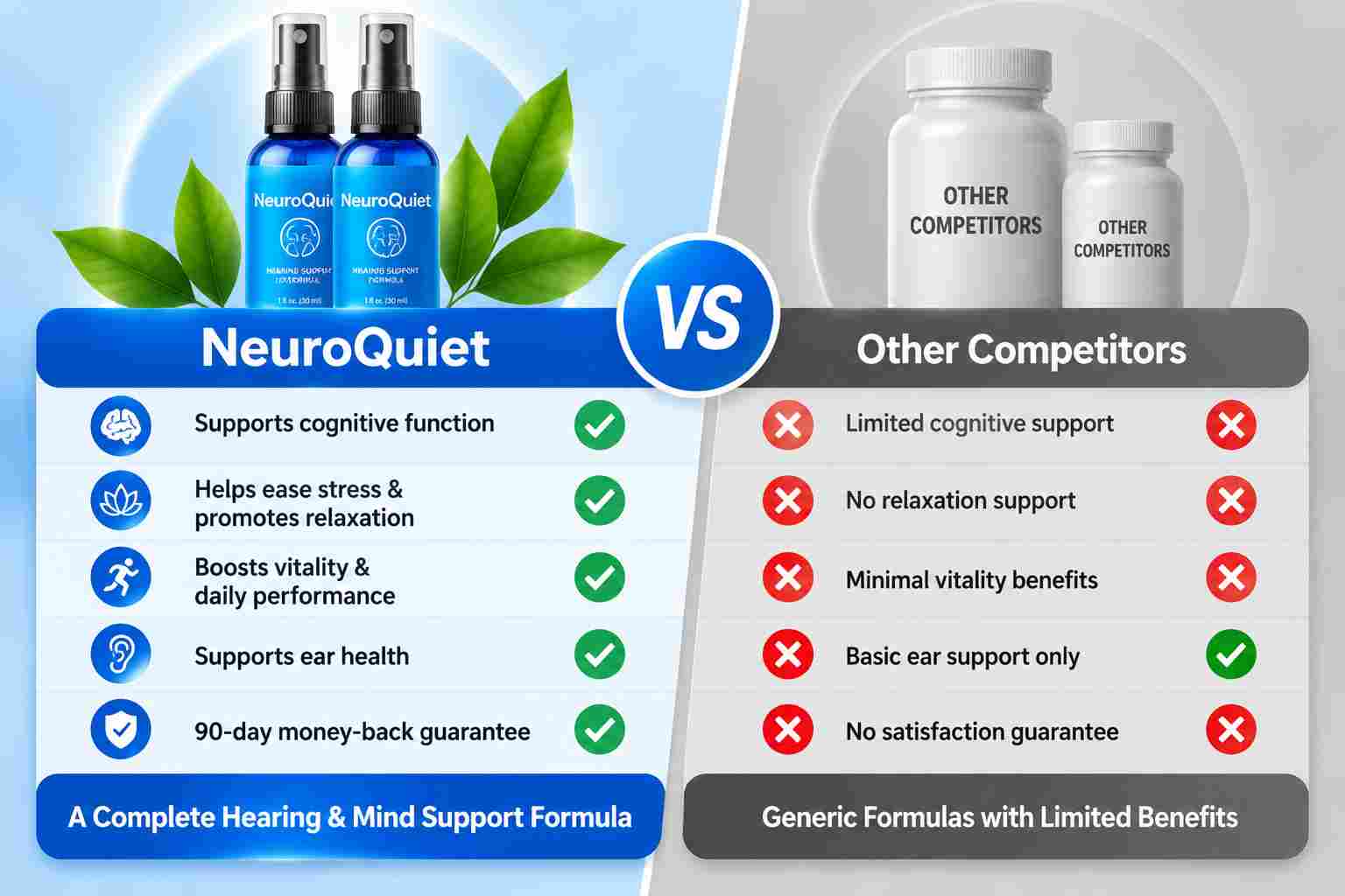 NeuroQuiet Vs Others